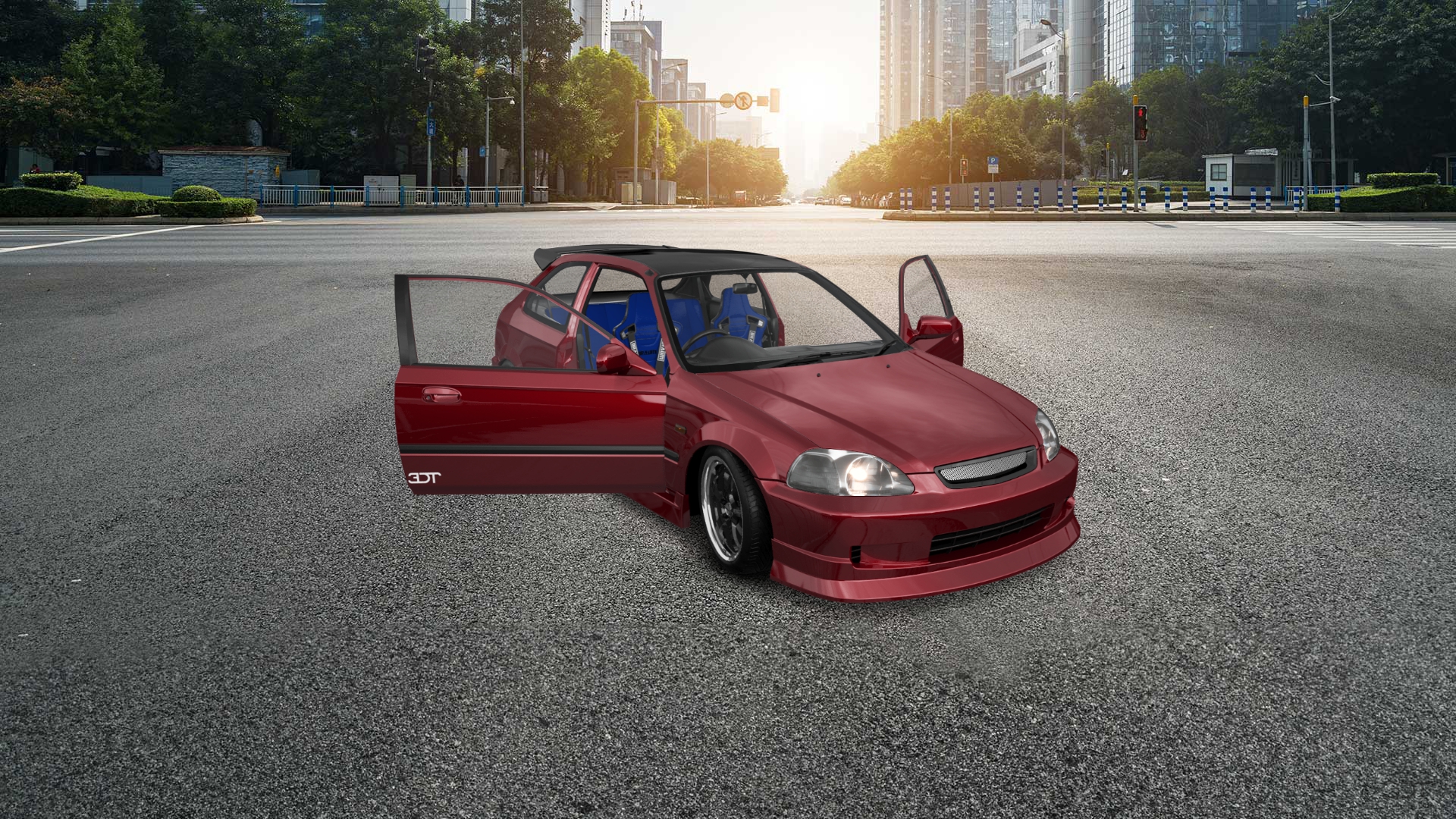 Honda Civic 3 Door Hatchback 1997 tuning