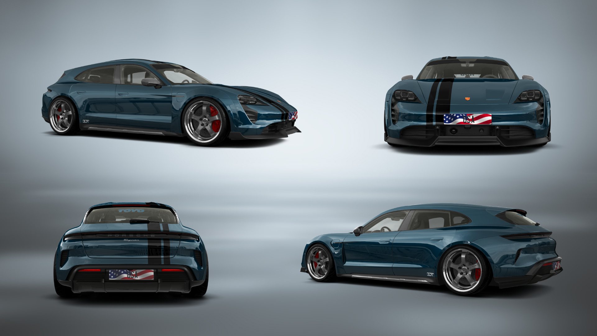 Porsche Taycan Sport Turismo Shooting Brake 2019