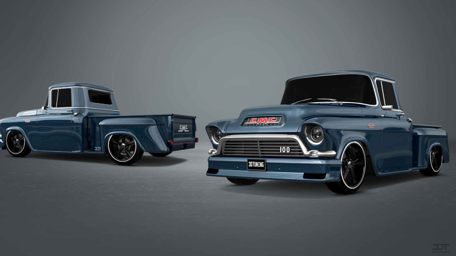 GMC 100 Stepside 2 Door pickup truck 1957 tuning