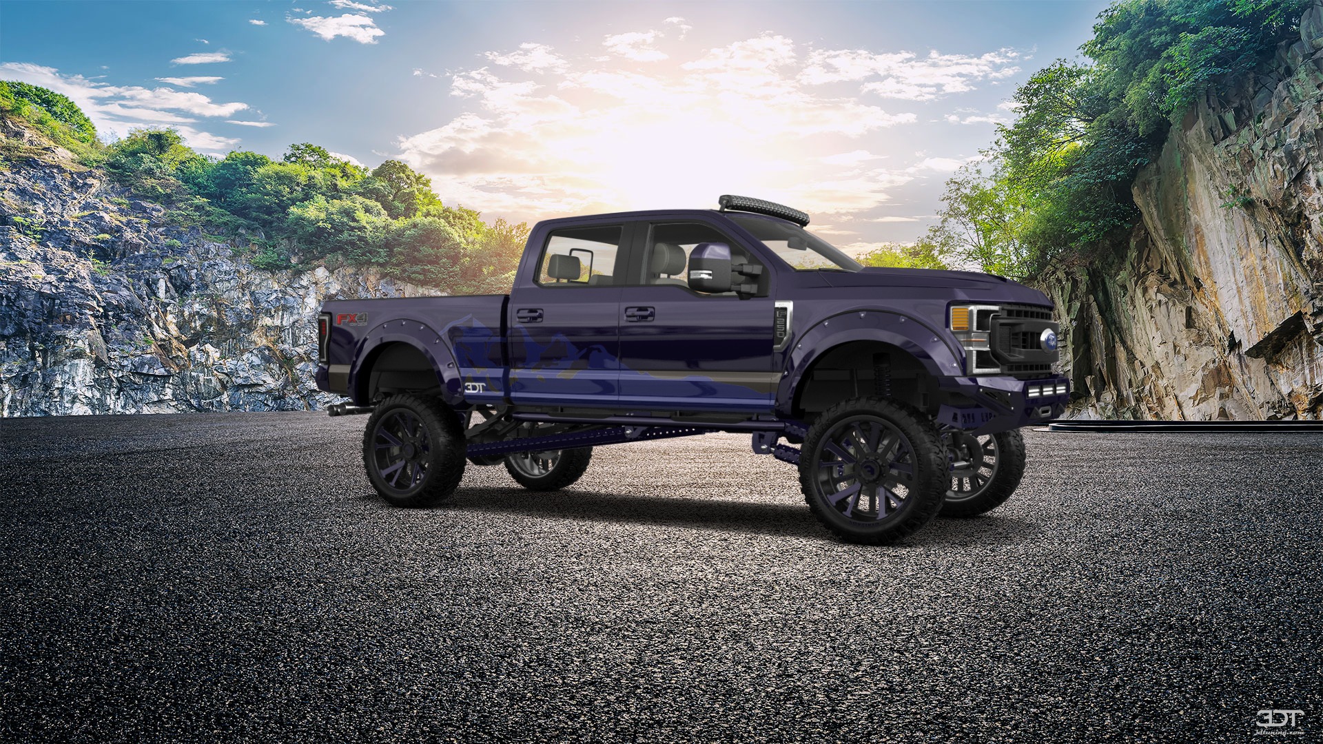 Ford F-250 4 Door pickup truck 2021 tuning