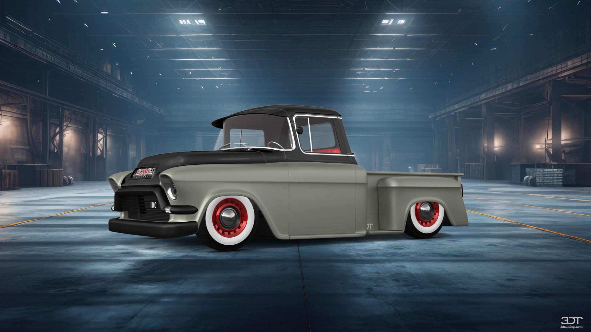 Tuning GMC 100 Stepside 2 Door pickup truck 1957