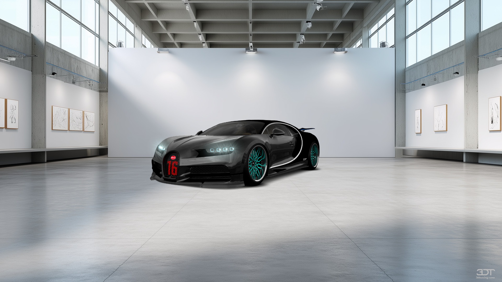 Bugatti Chiron 2 Door Coupe 2016 tuning