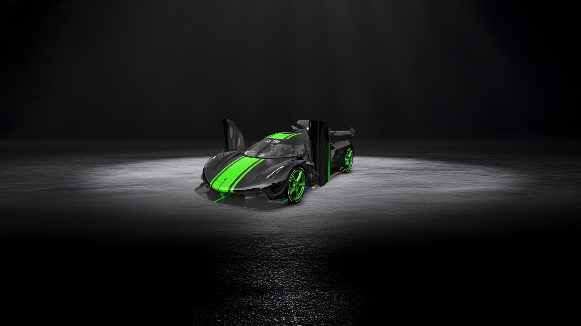 Koenigsegg Jesko 2 door targa top 2020 tuning