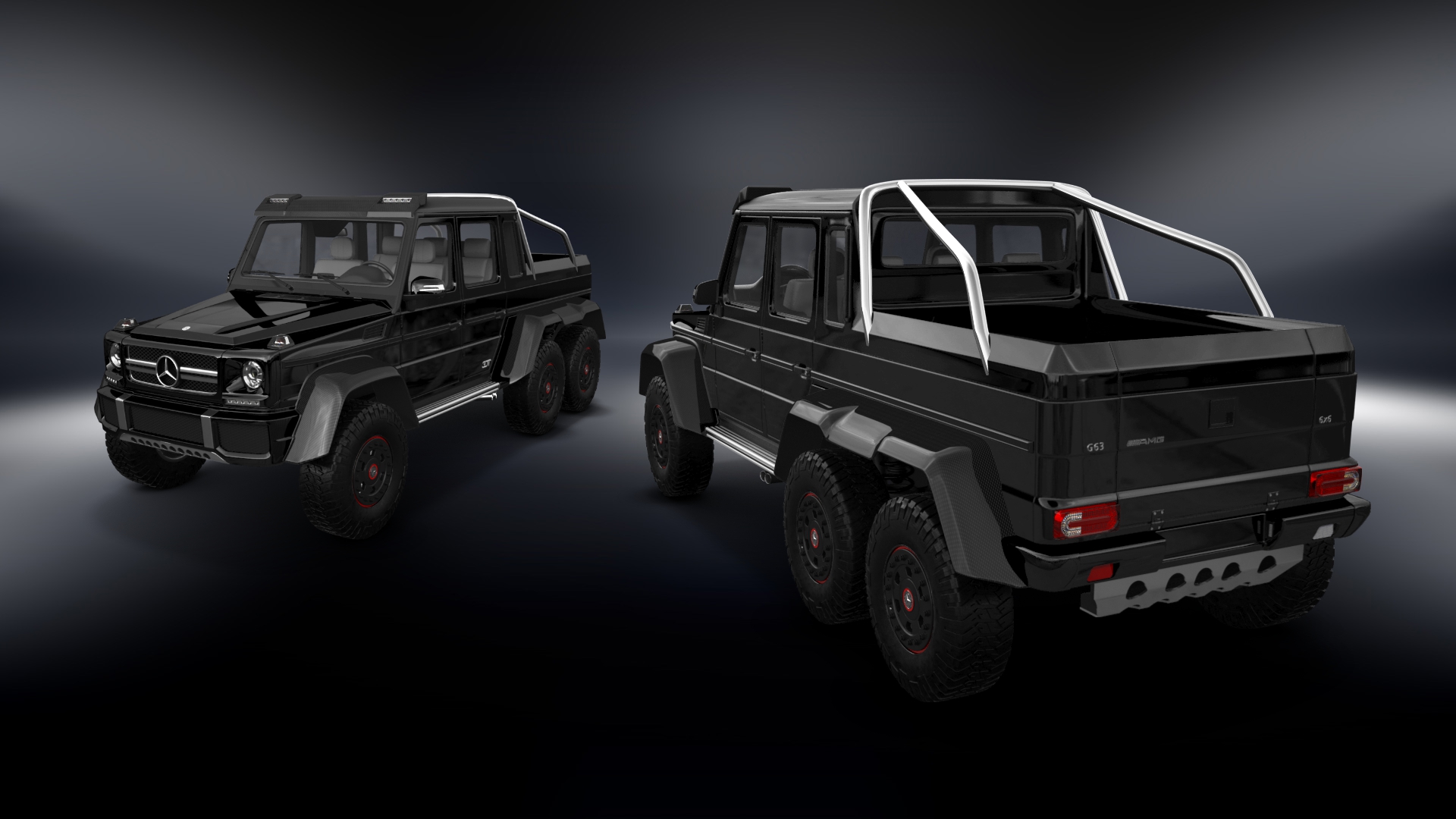 Mercedes G 63 AMG 6x6 4 Door pickup truck 2013 tuning