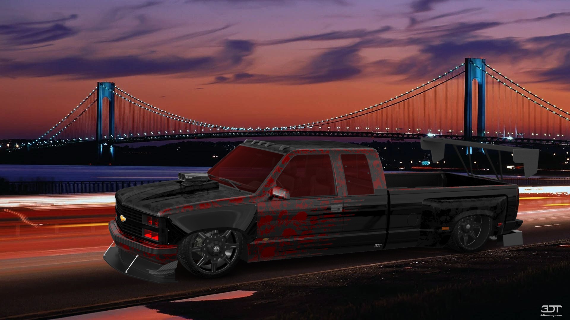 Chevrolet K3500 Extended Cab Pickup Truck 1988