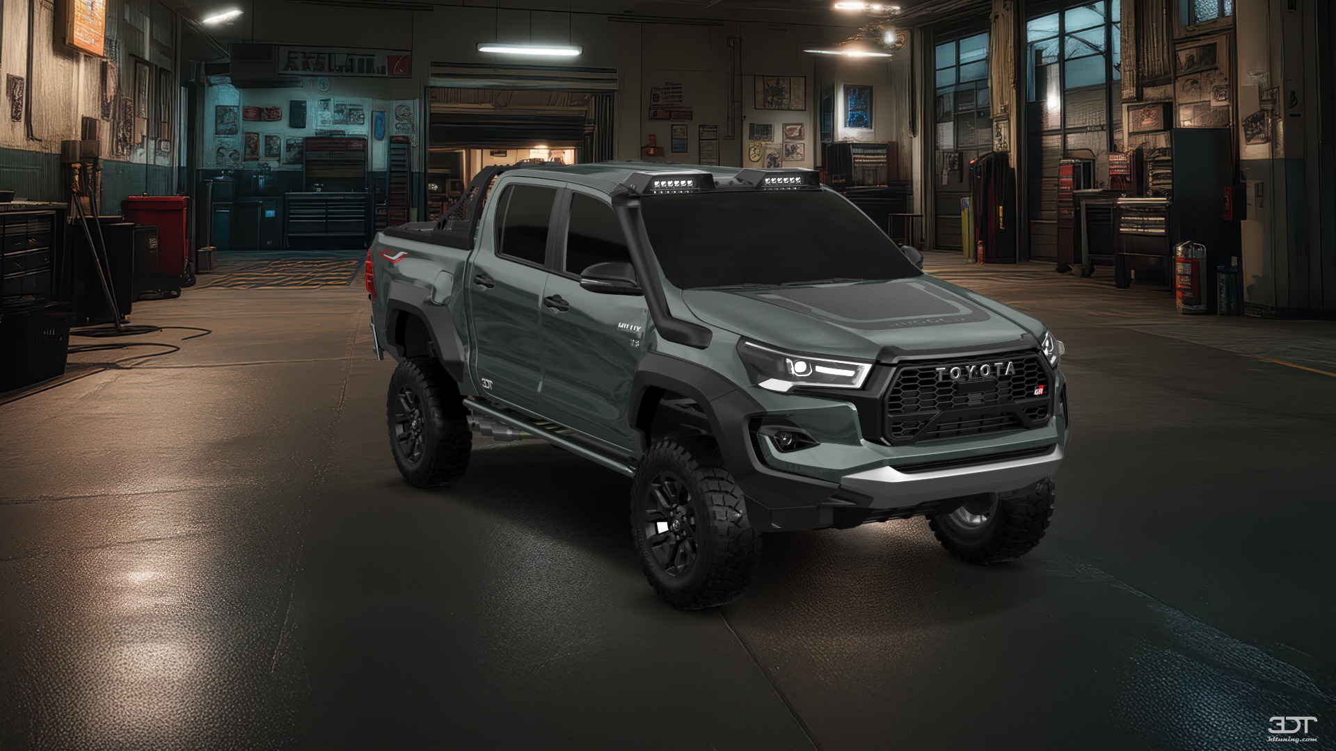 Toyota Hilux Double Cab 4 Door pickup truck 2015 tuning