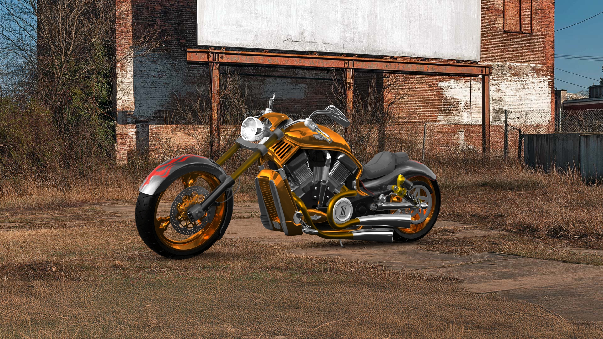 Harley-Davidson Custom Chopper Cruiser 2011 tuning