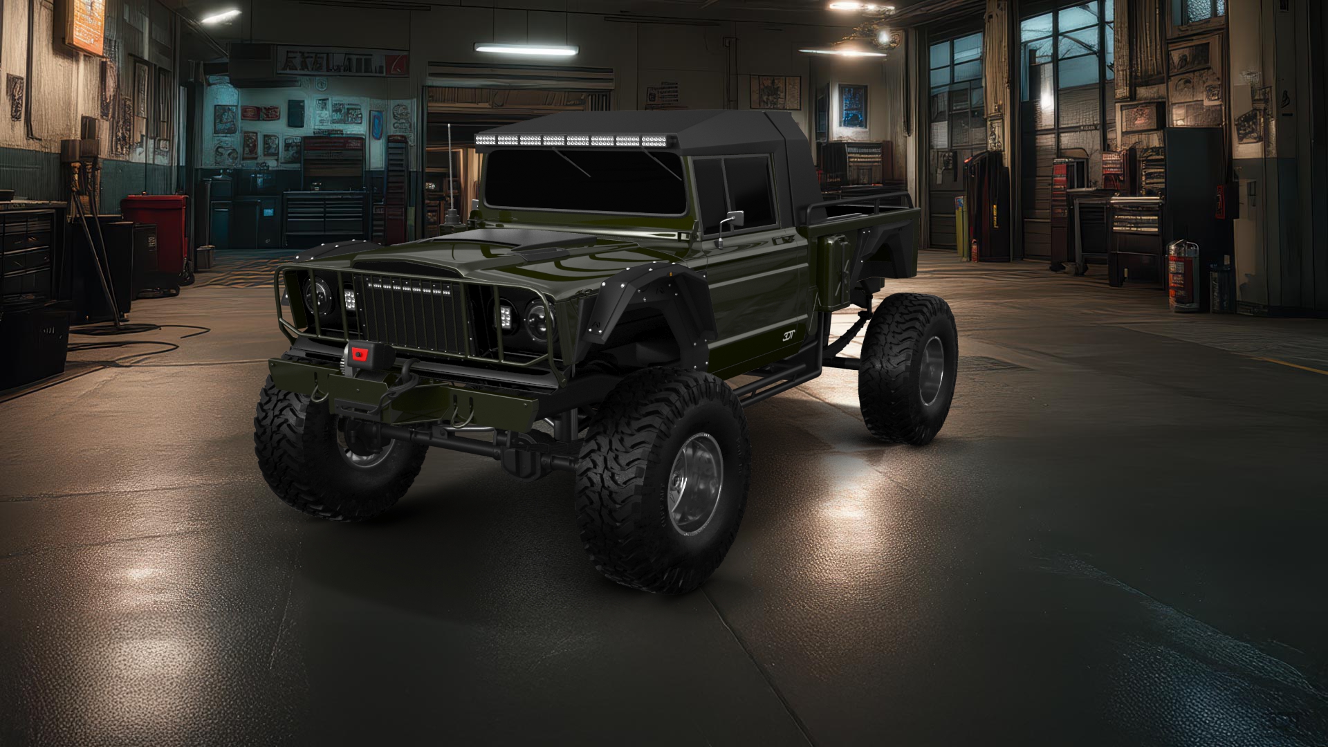 Jeep Kaiser M715 2 Door pickup truck 1968 tuning