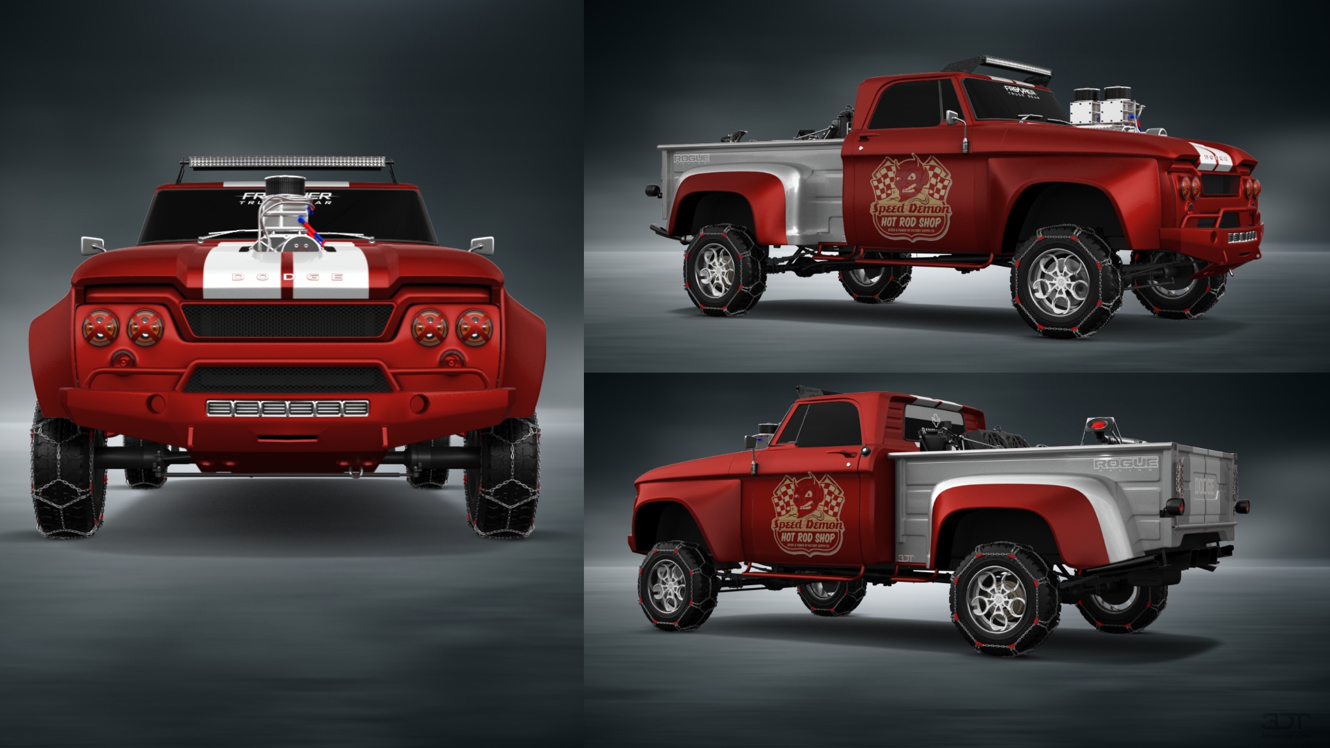 Dodge D-100 Stepside 2 Door pickup truck 1961