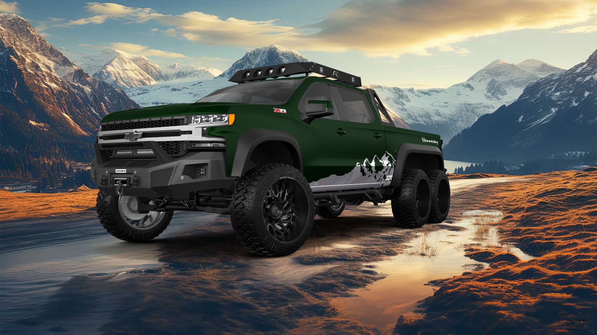 Chevrolet Silverado Hennessey Goliath 6X6 Truck 2020 tuning