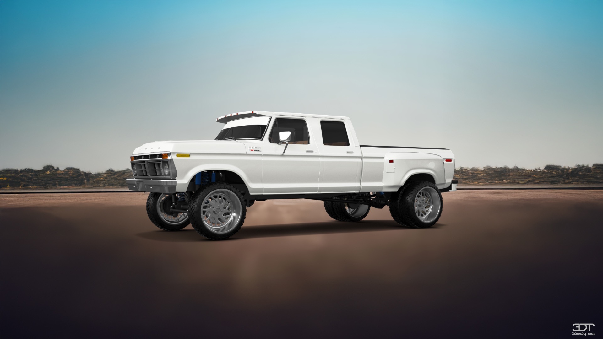 Ford F-350 Dually 4 Door pickup truck 1973 tuning