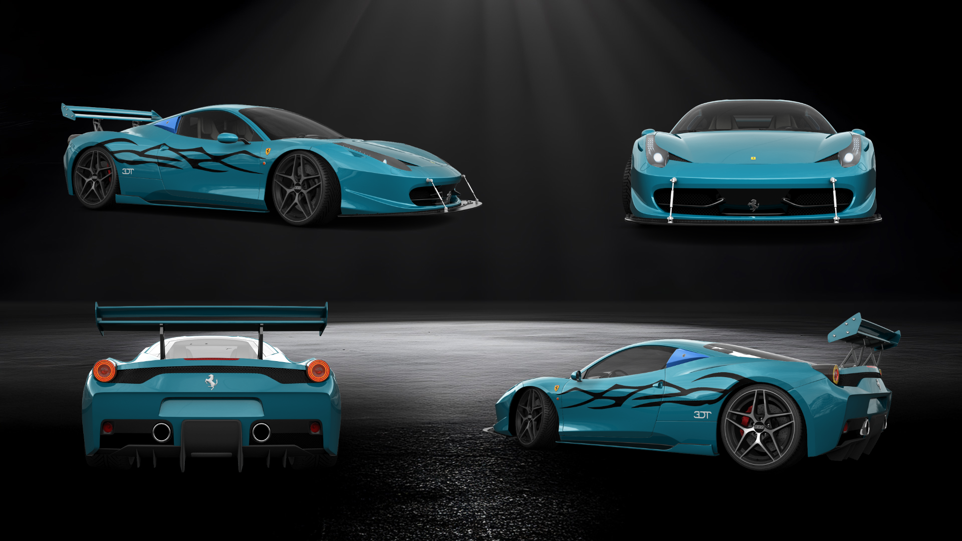 Ferrari 458 Italia 2 door spider 2010 tuning