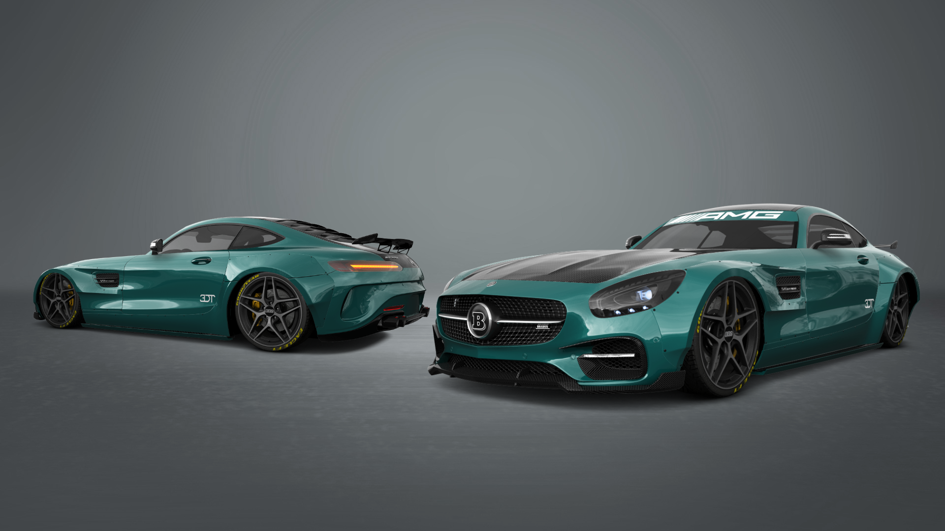Mercedes AMG GT 2 door fastback coupe 2016 tuning