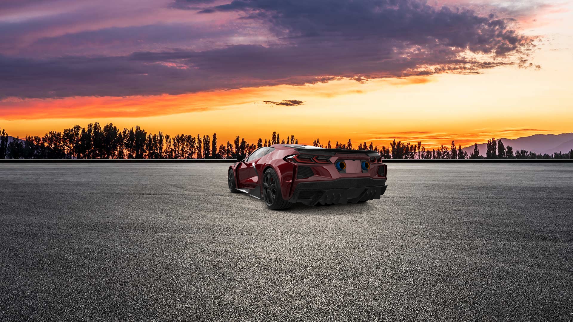 Chevrolet Corvette 2 door targa top 2020 Images