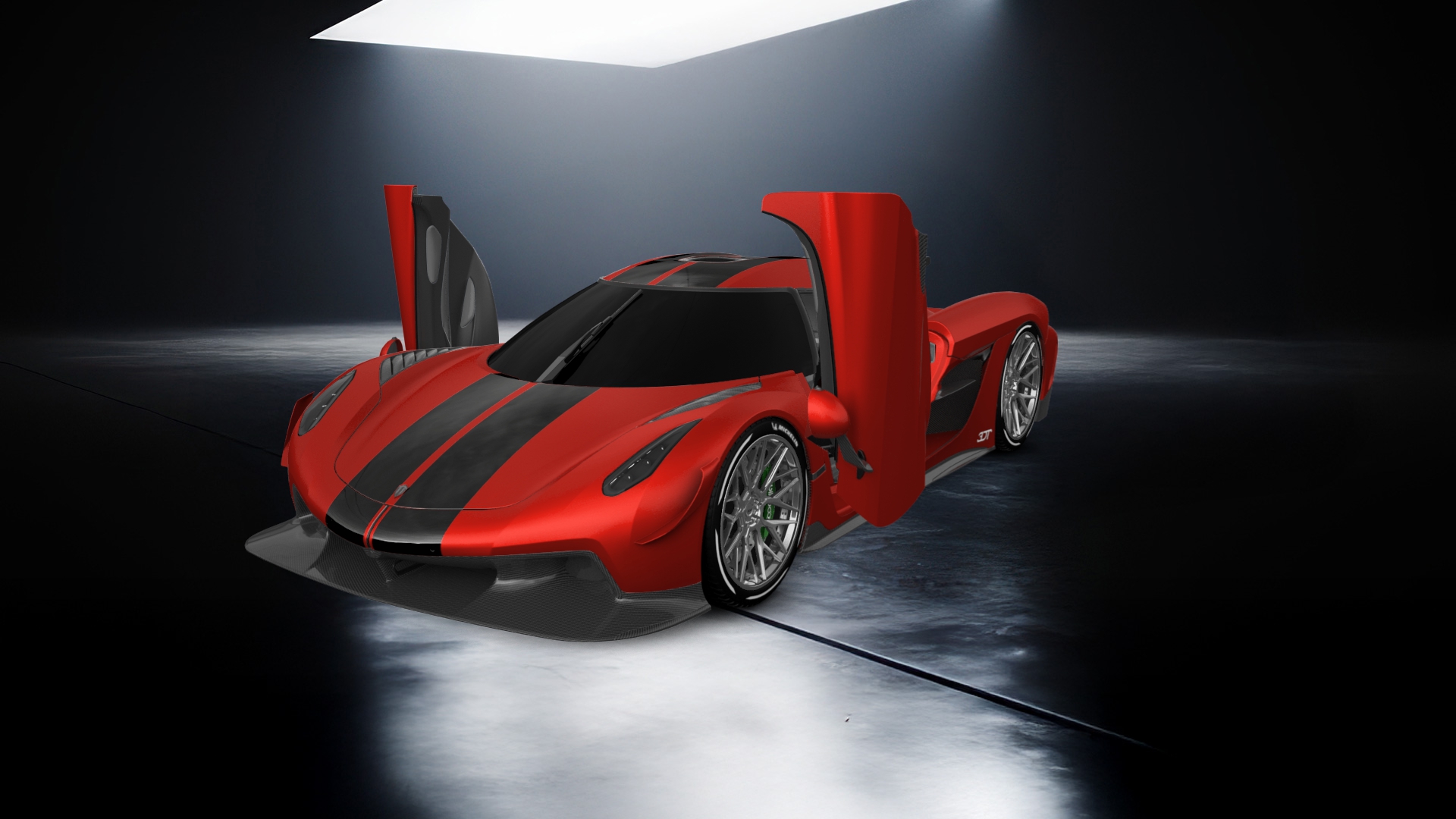 Koenigsegg Jesko 2 door targa top 2020 tuning