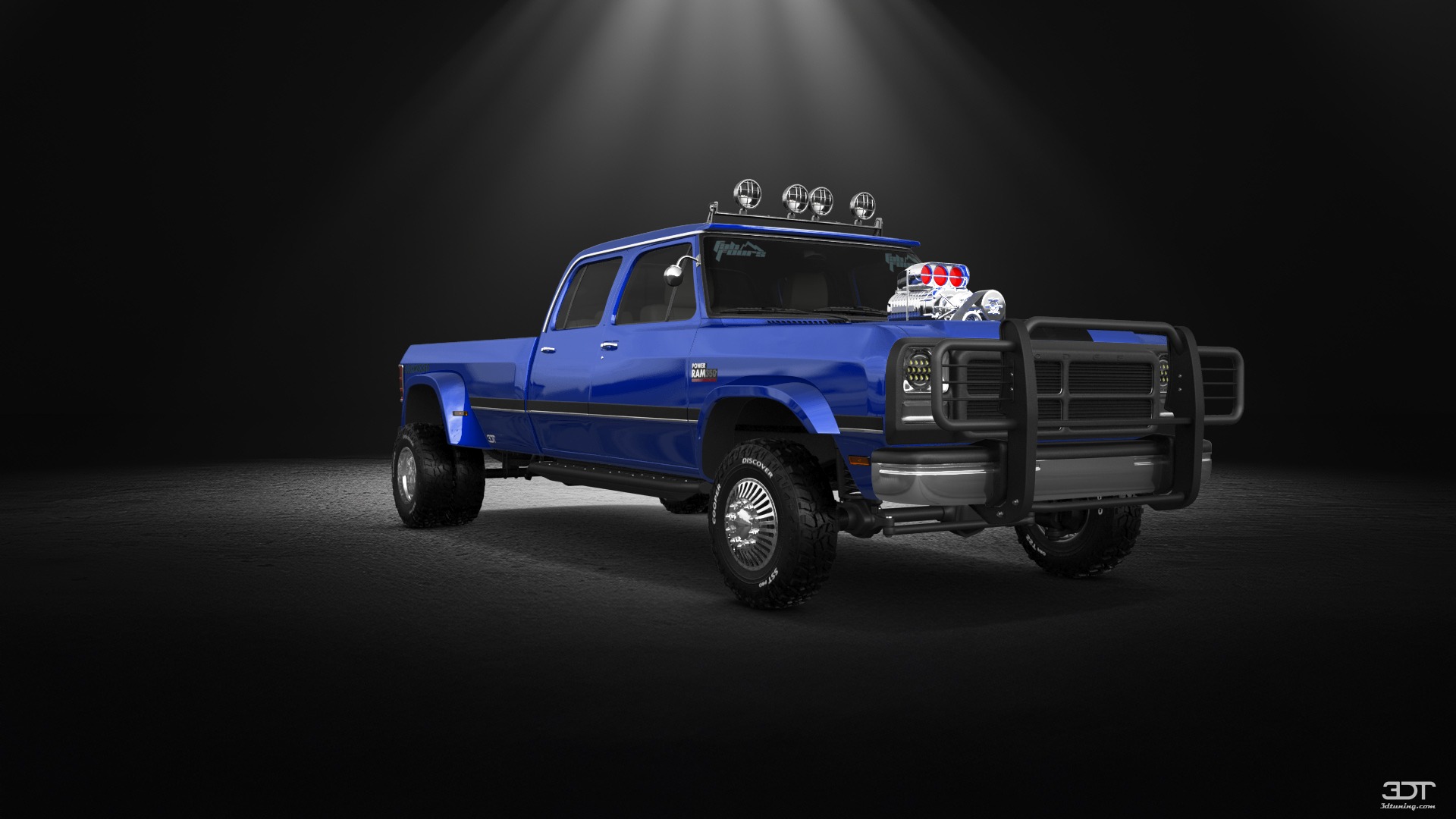 Dodge Ram 350 4 Door pickup truck 1991 tuning