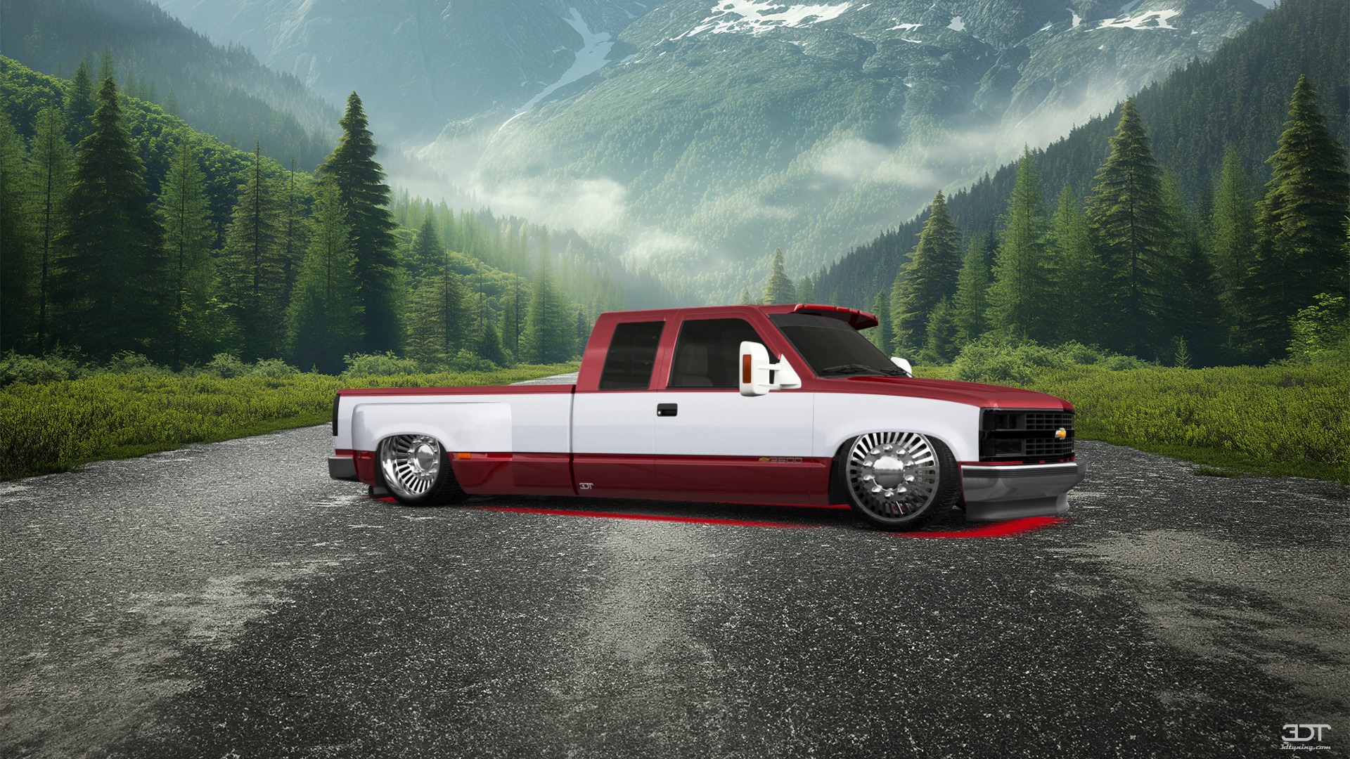 Chevrolet K3500 Extended Cab Pickup Truck 1988