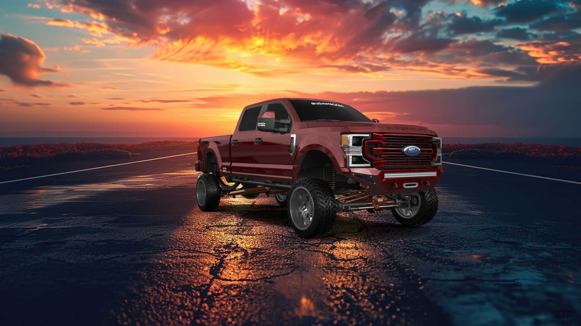Ford F-250 4 Door pickup truck 2021 Images