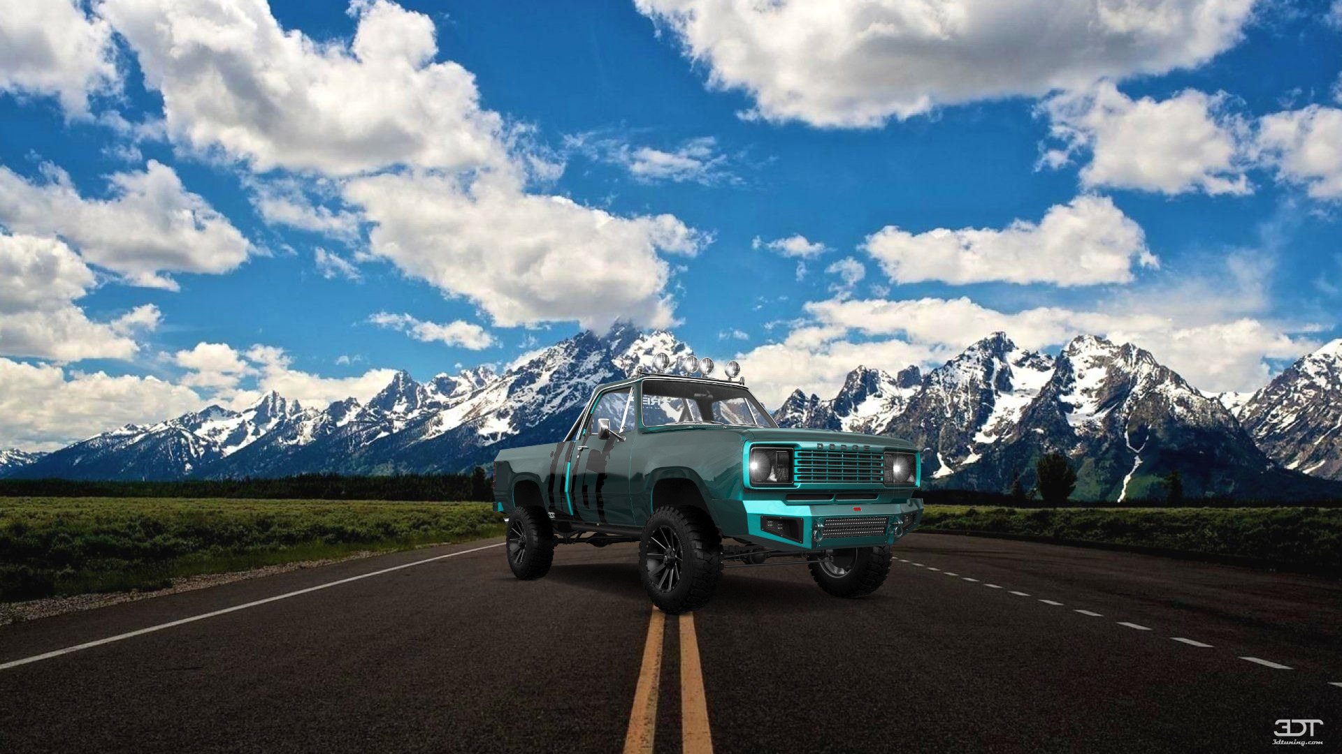 Dodge Power Wagon W200 2 Door pickup truck 1977