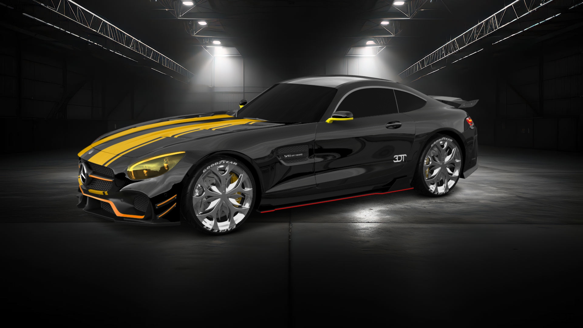 Mercedes AMG GT 2 door fastback coupe 2015