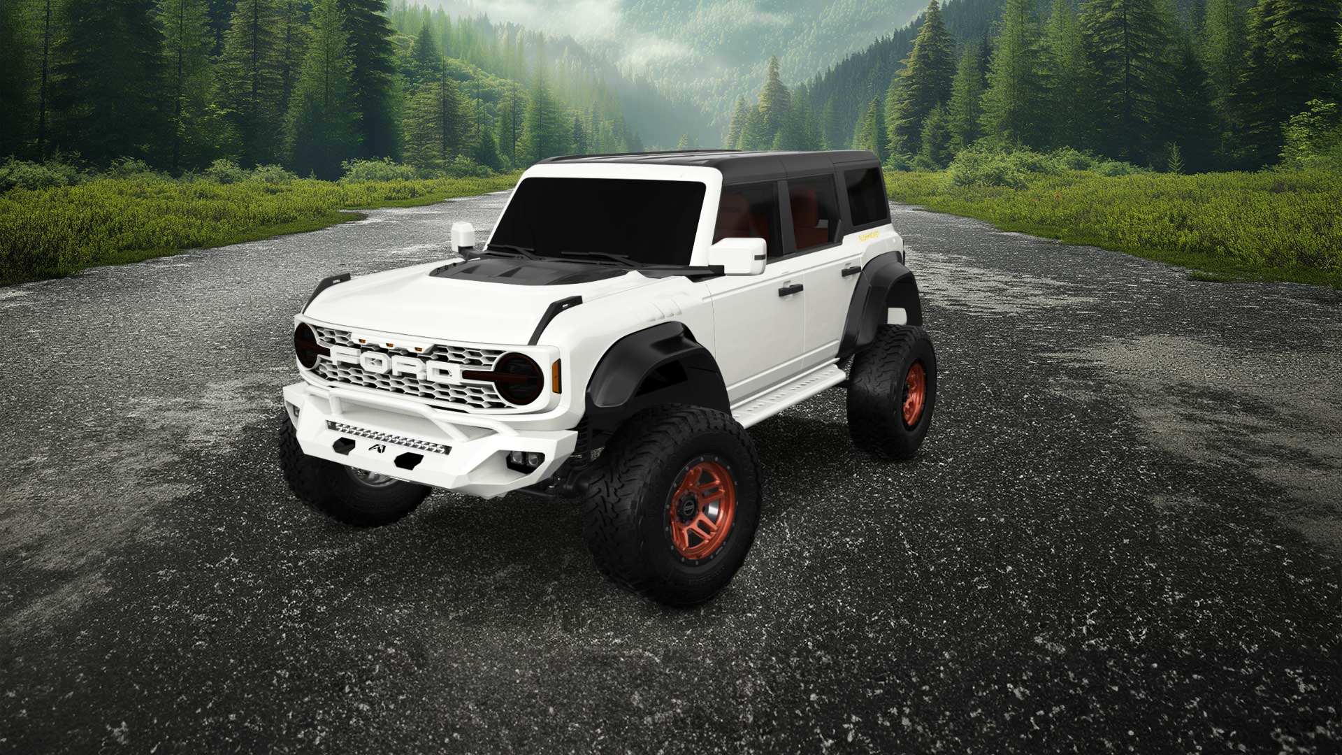 Ford Bronco Raptor 4 Door pickup truck 2022 tuning