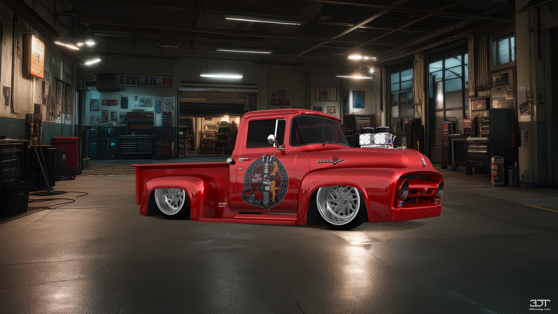 Ford F-100 2 Door truck 1956 tuning