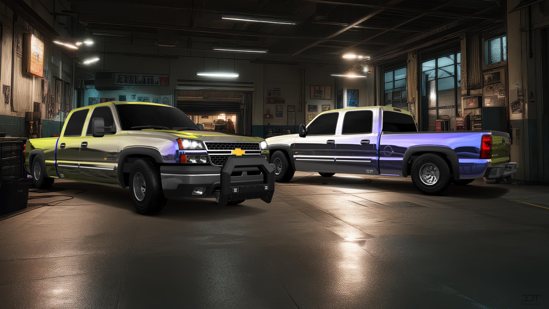 Chevrolet Silverado 2500 HD Long Box 4 Door pickup truck 2002 tuning