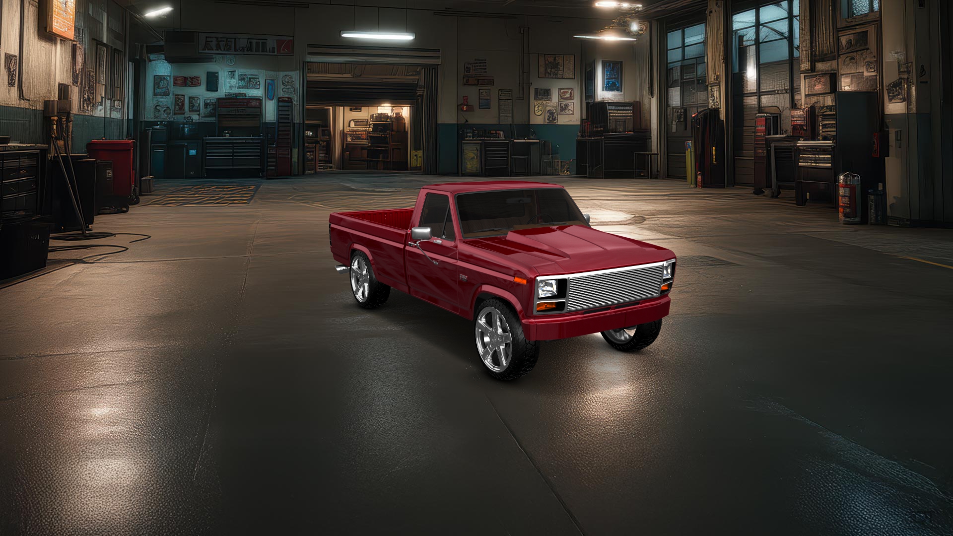 Ford F-150 2 Door pickup truck 1986