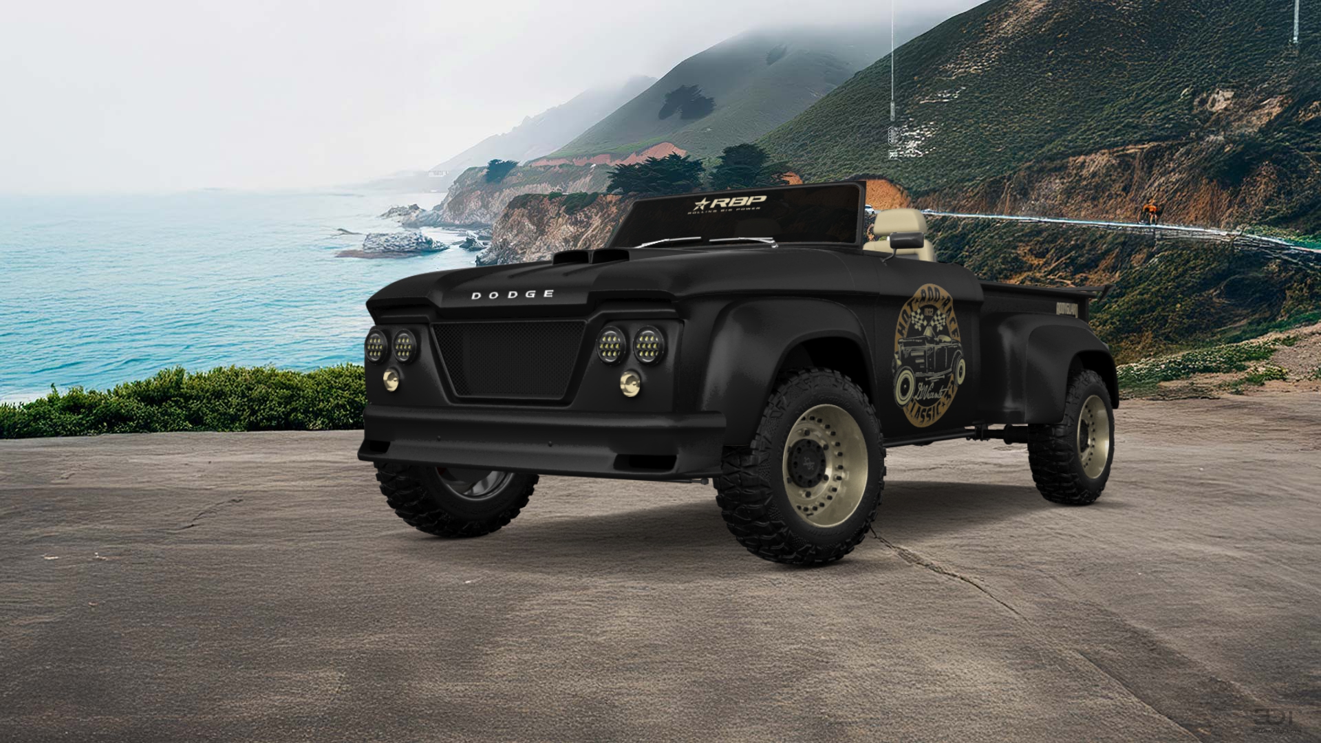 Dodge D-100 Stepside 2 Door pickup truck 1961 tuning