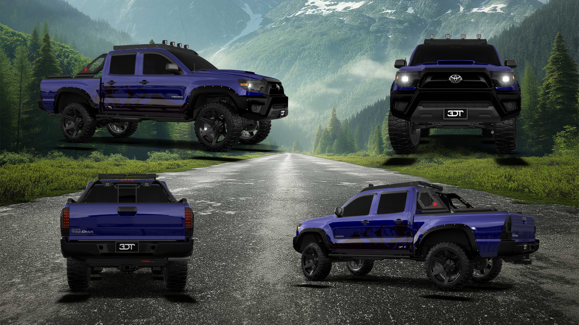 Toyota Tacoma Crew Cab 5.1 ft box 4 Door pickup truck 2012 tuning