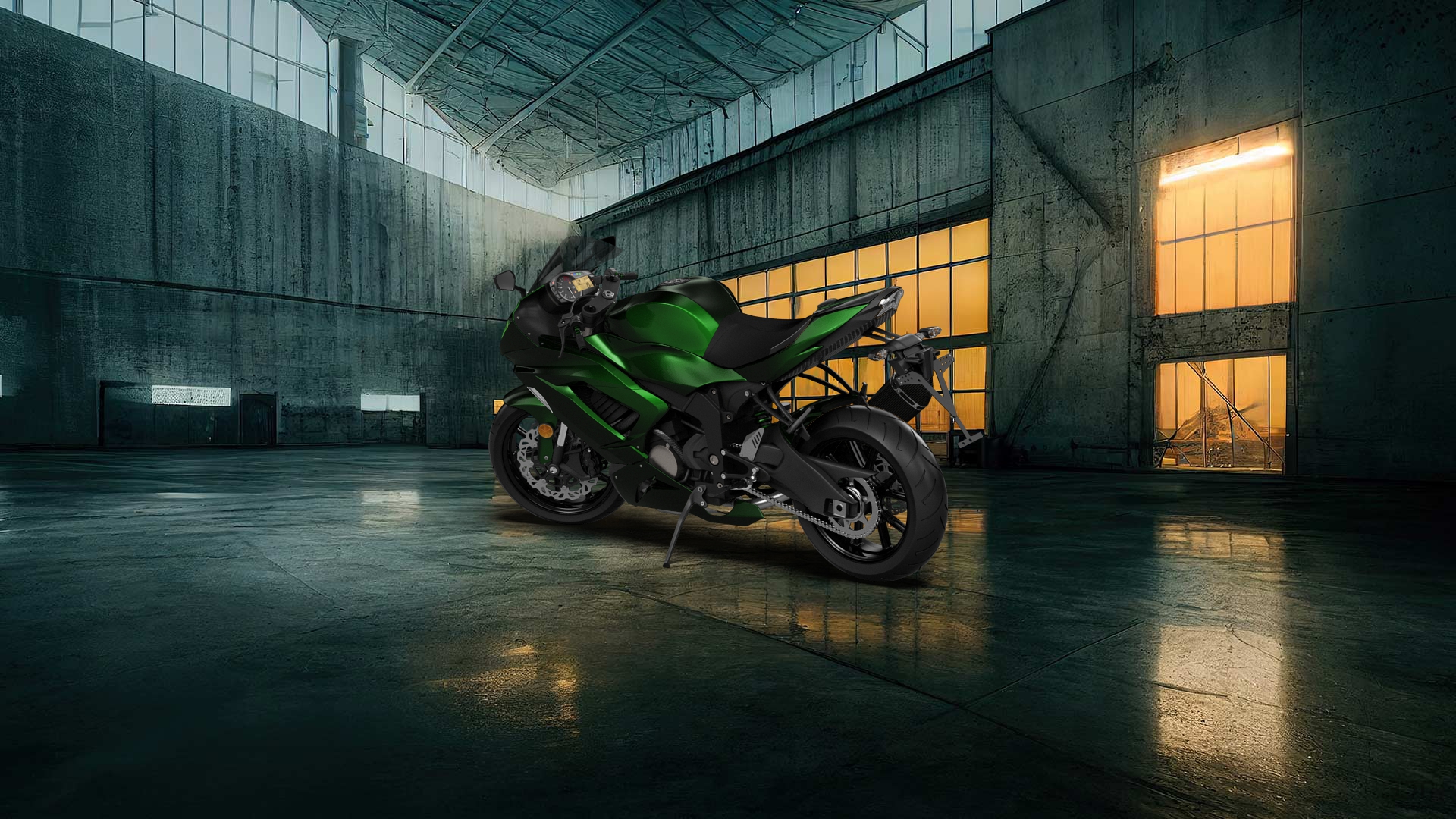 Kawasaki Ninja ZX 6R Sport Bike 2015