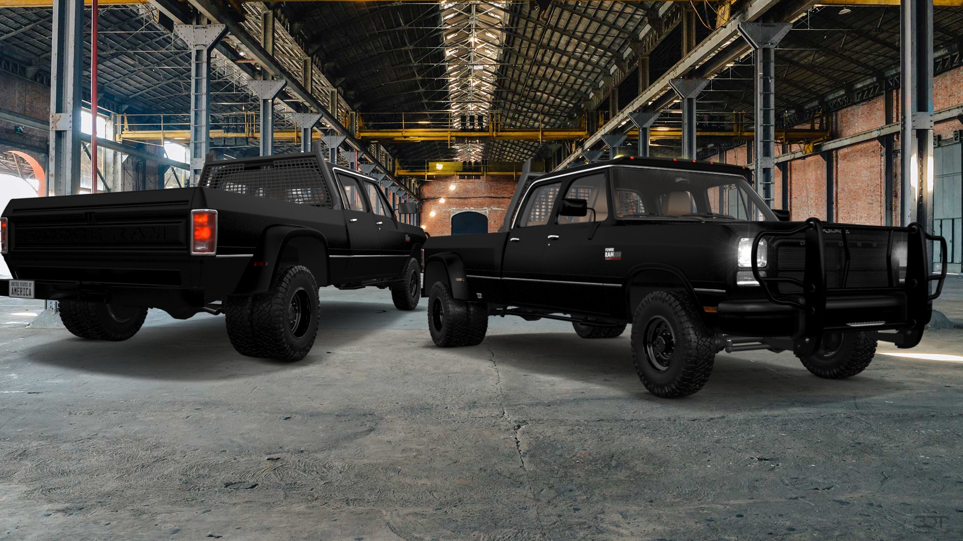 Dodge Ram 350 4 Door pickup truck 1991 tuning