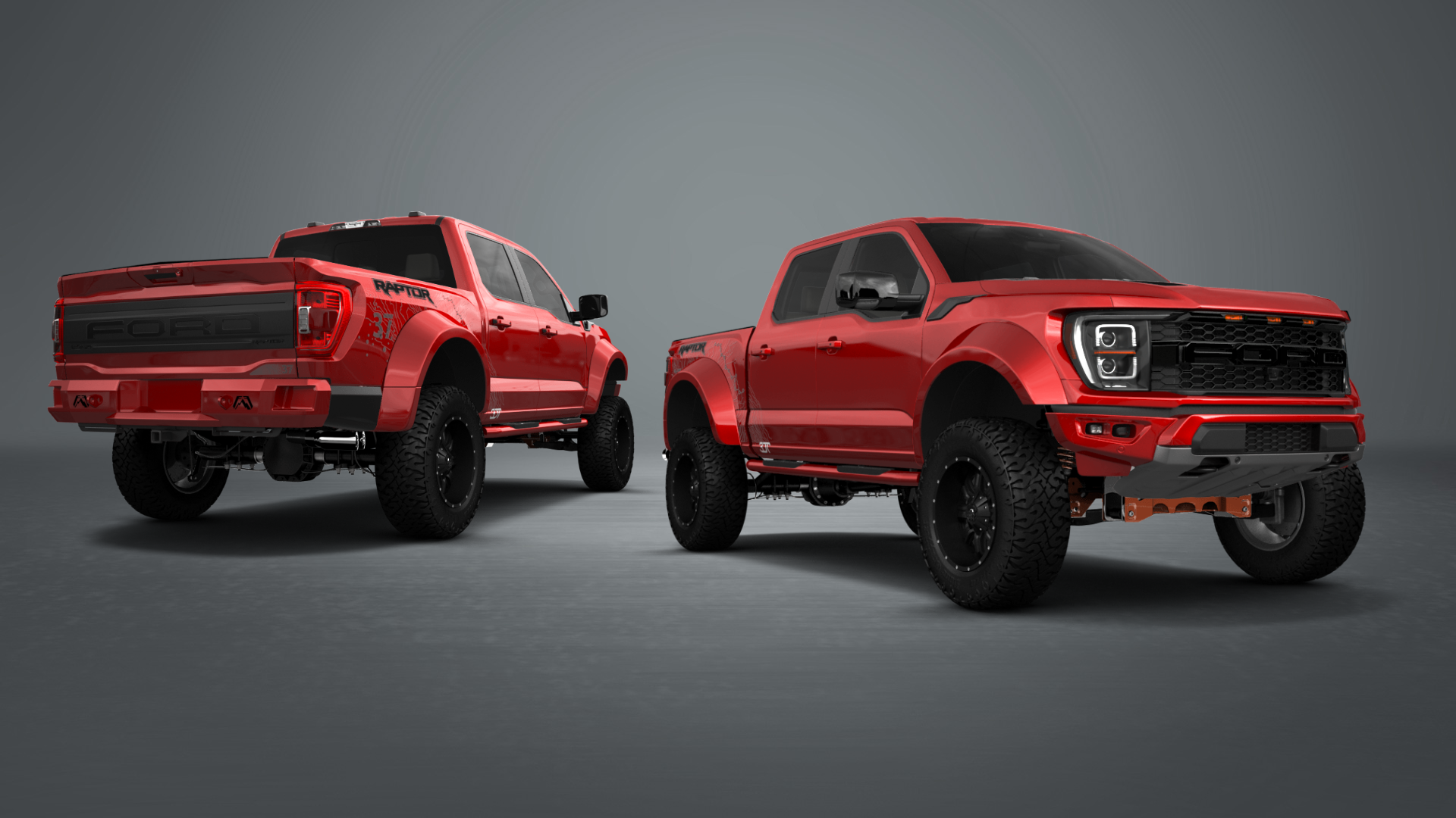 Ford F-150 Raptor 4 Door pickup truck 2021 tuning