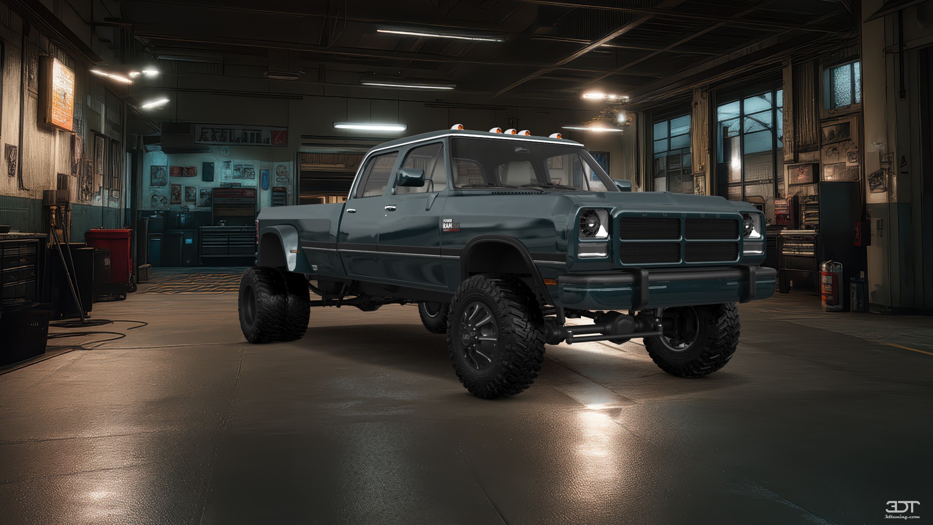 Dodge Ram 350 4 Door pickup truck 1991 tuning