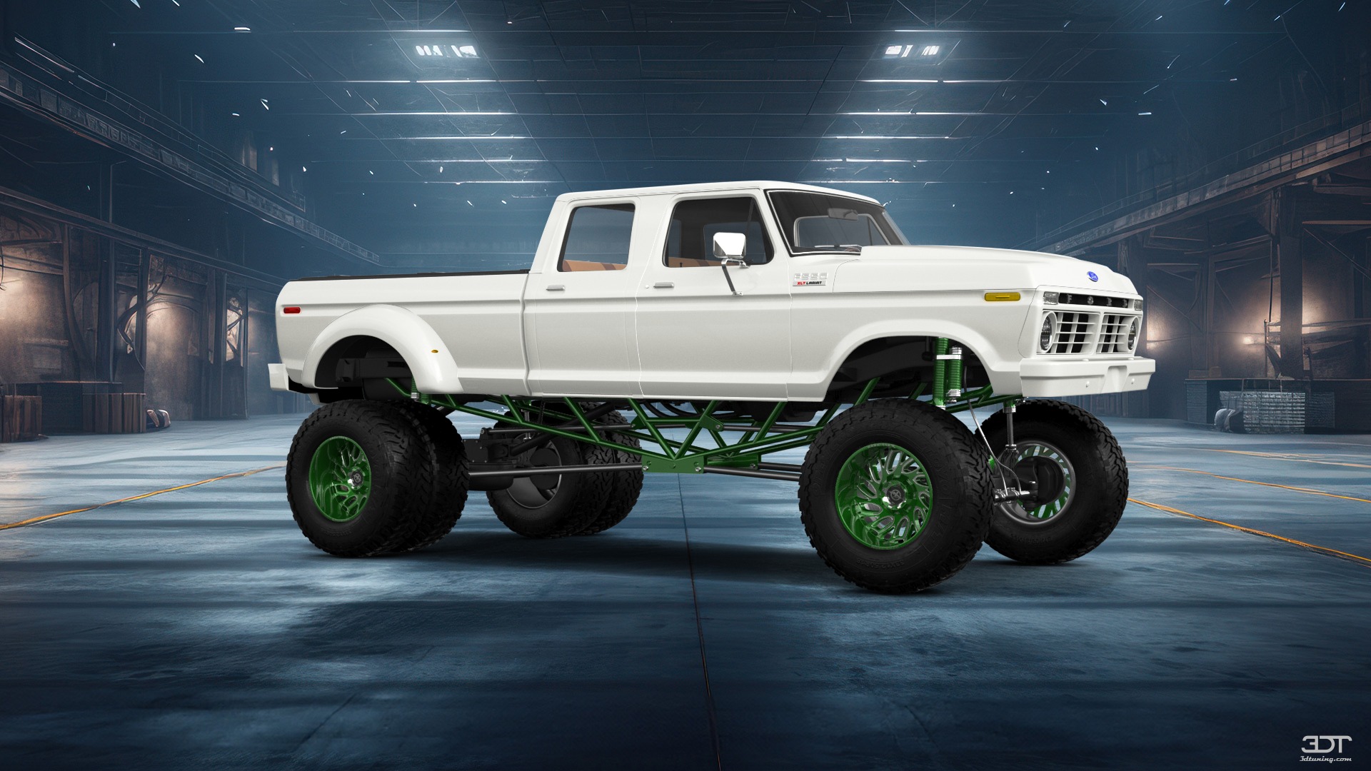 Ford F-350 Dually 4 Door pickup truck 1973