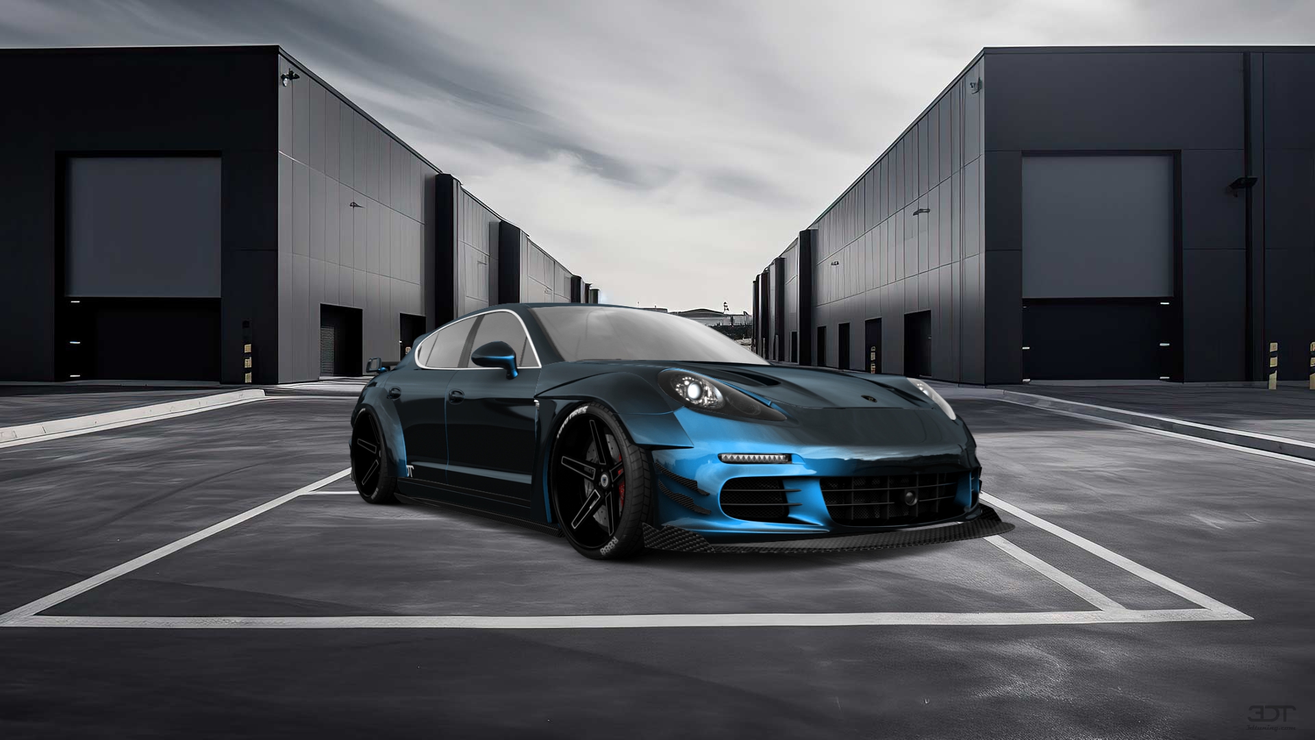 Porsche Panamera 4 door fastback saloon 2011 tuning