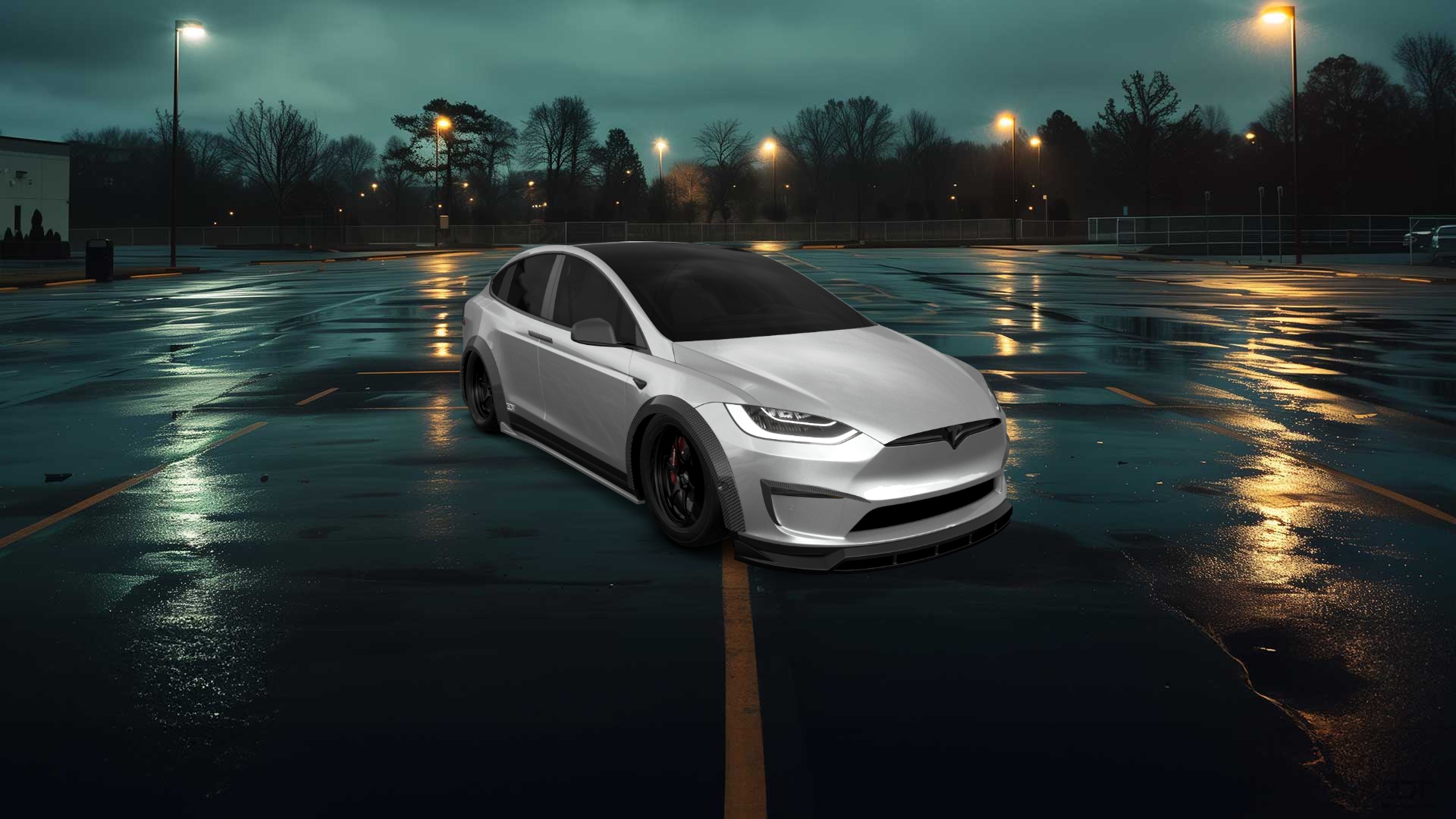 Tesla Model X 5 Door SUV 2024 tuning