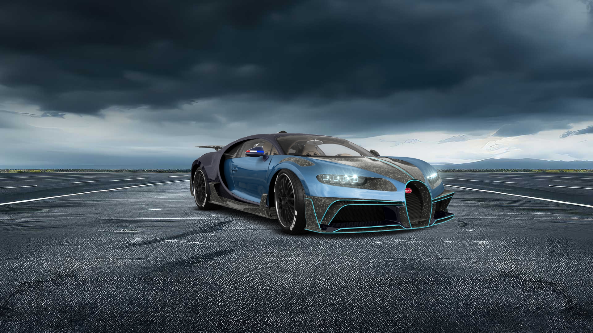Bugatti Chiron 2 Door Coupe 2016 tuning