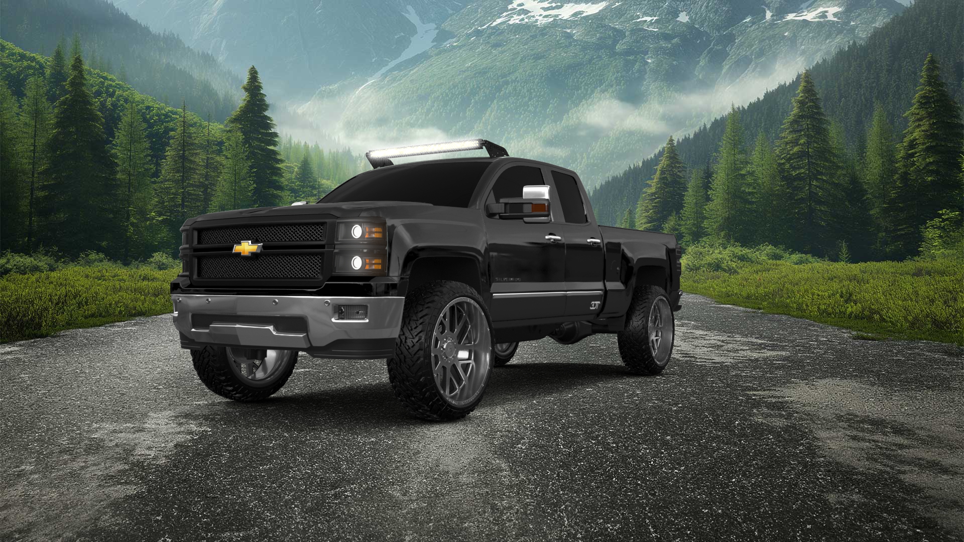 Chevrolet Silverado 1500 6.5 ft box 4 Door pickup truck 2014 tuning