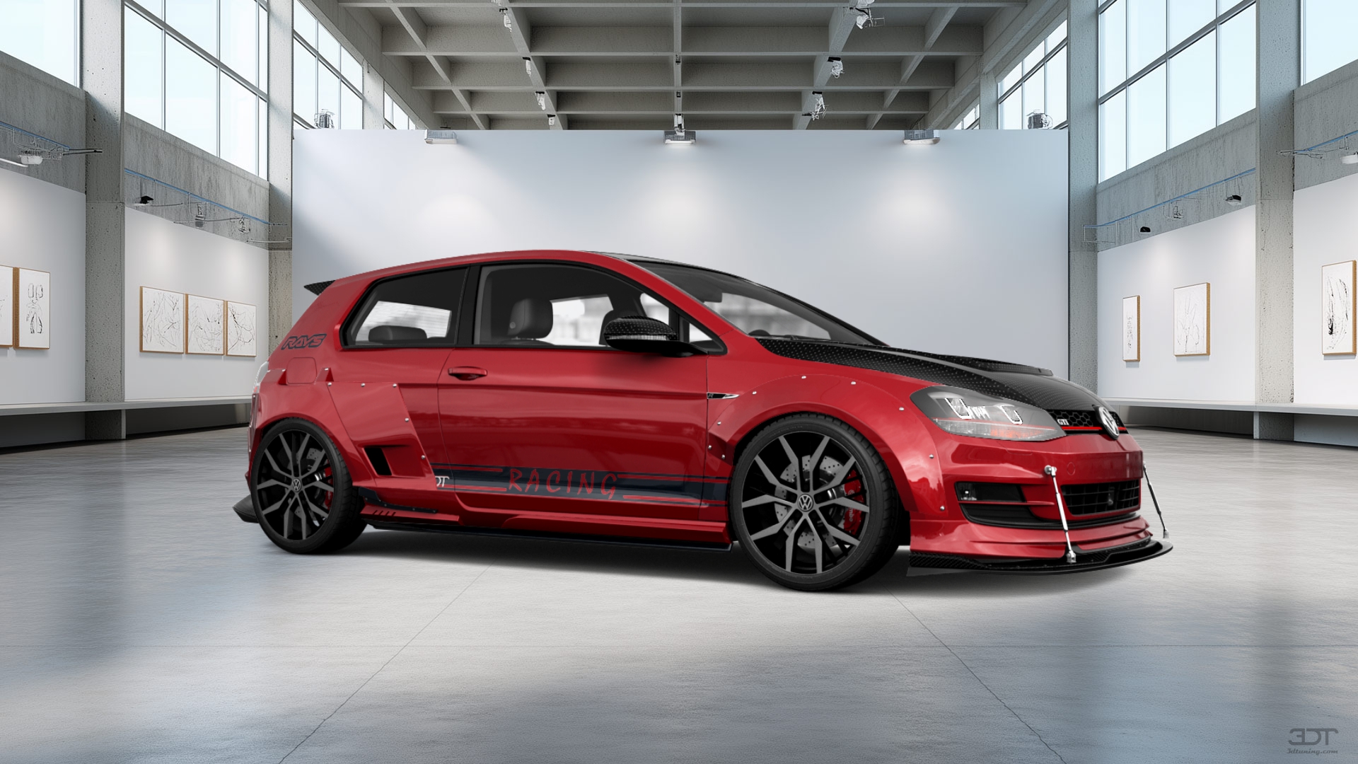 Volkswagen Golf 7 3 Door Hatchback 2013 tuning