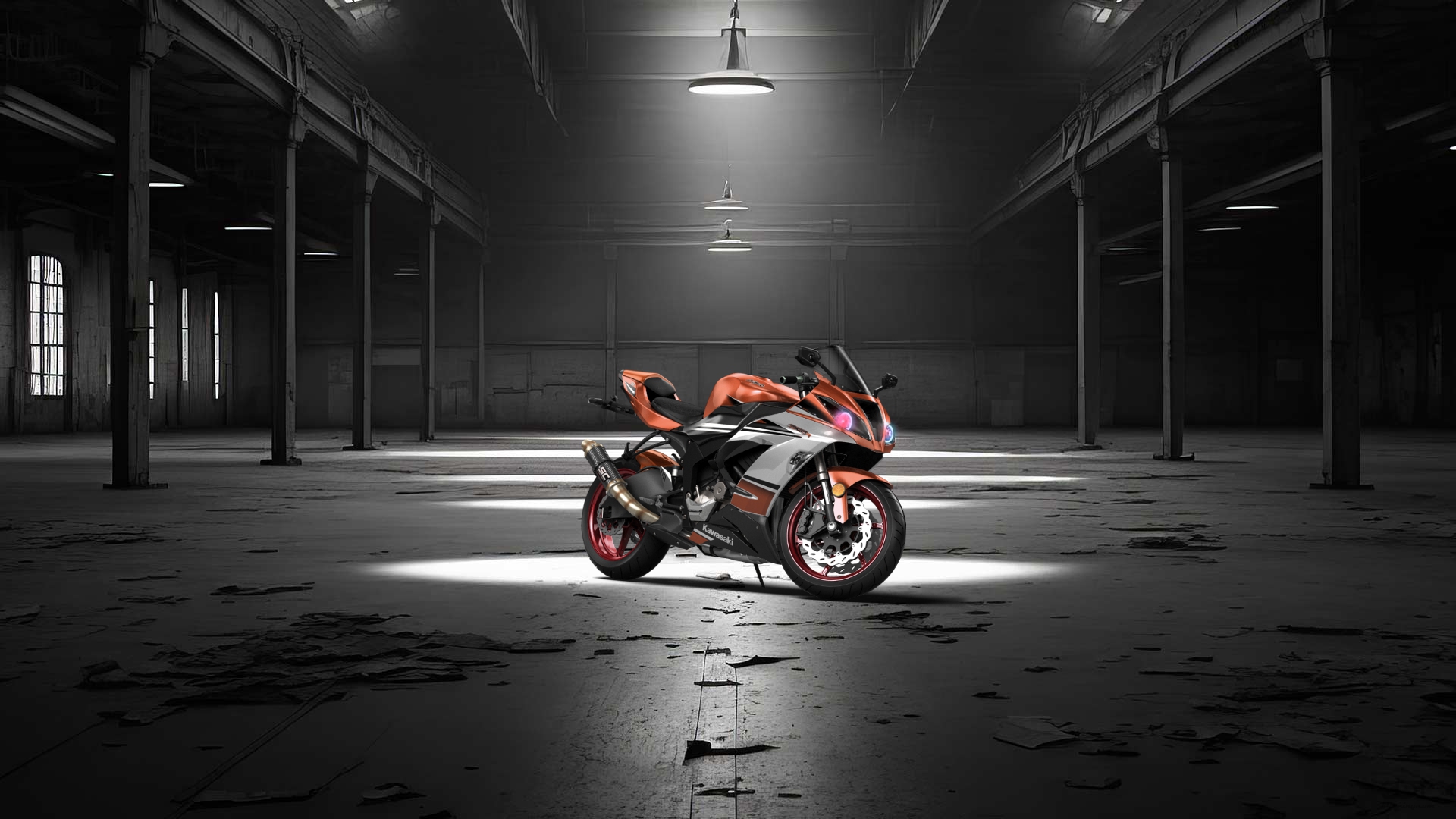 Kawasaki Ninja ZX 6R Sport Bike 2015