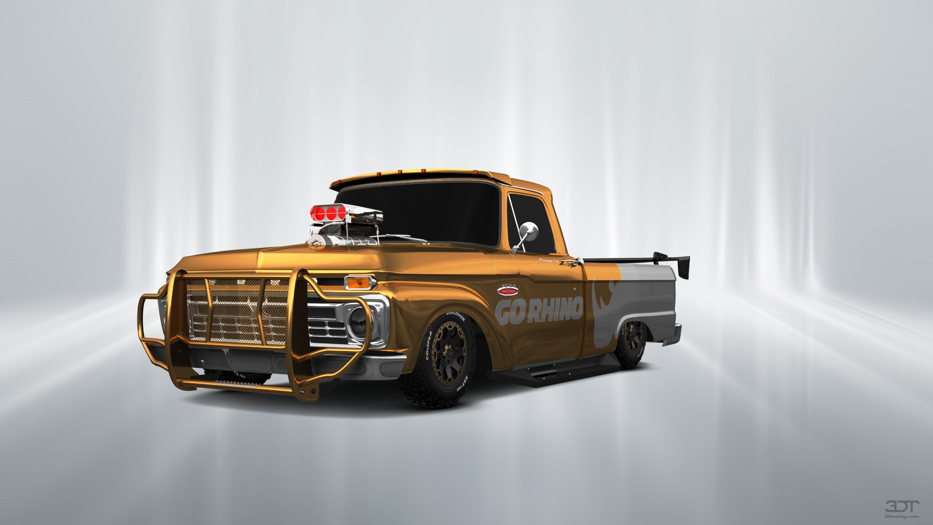 Ford F-100 Custom Cab 2 Door pickup truck 1966 tuning