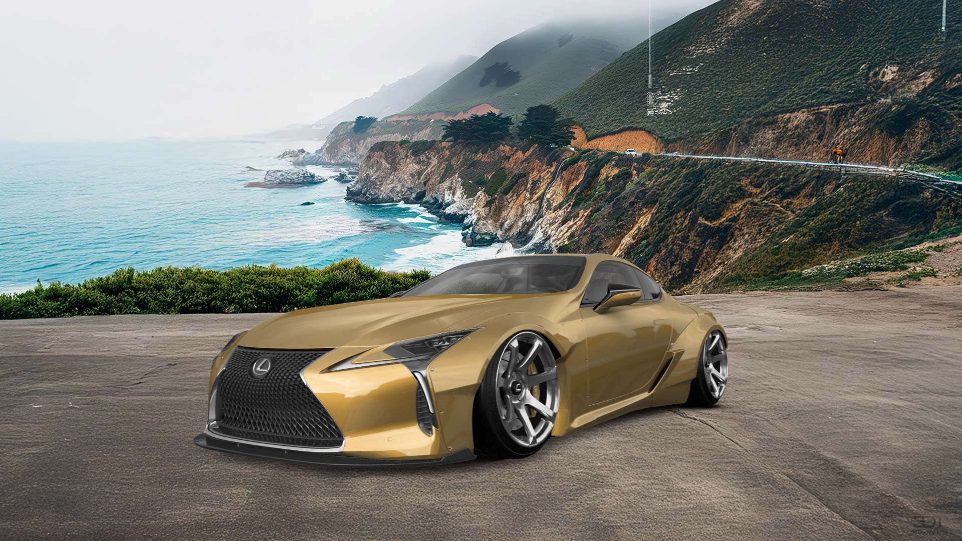 Lexus LC500 2 door fastback coupe 2017 tuning