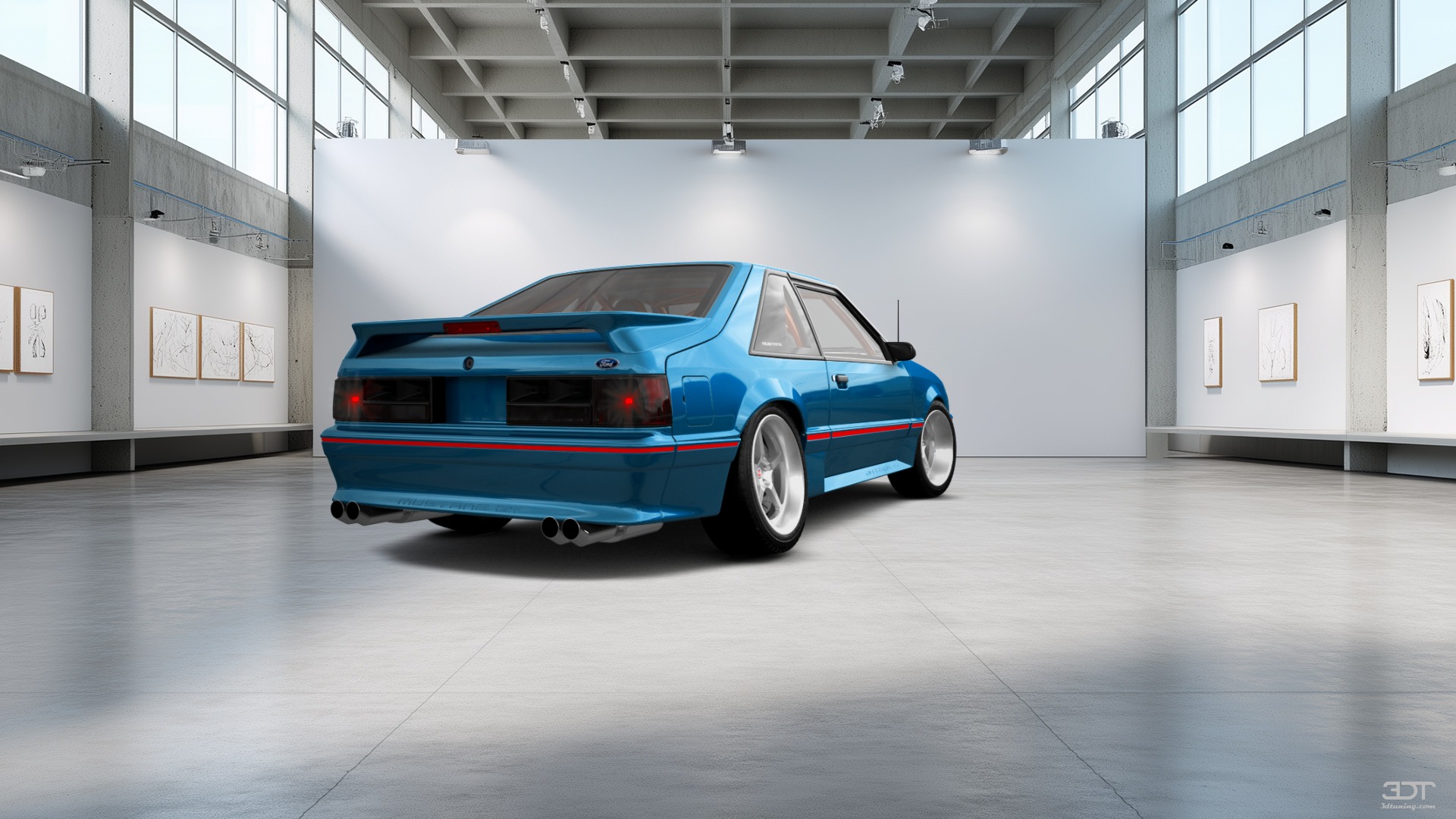 Ford Mustang 3 Door Hatchback 1988 tuning