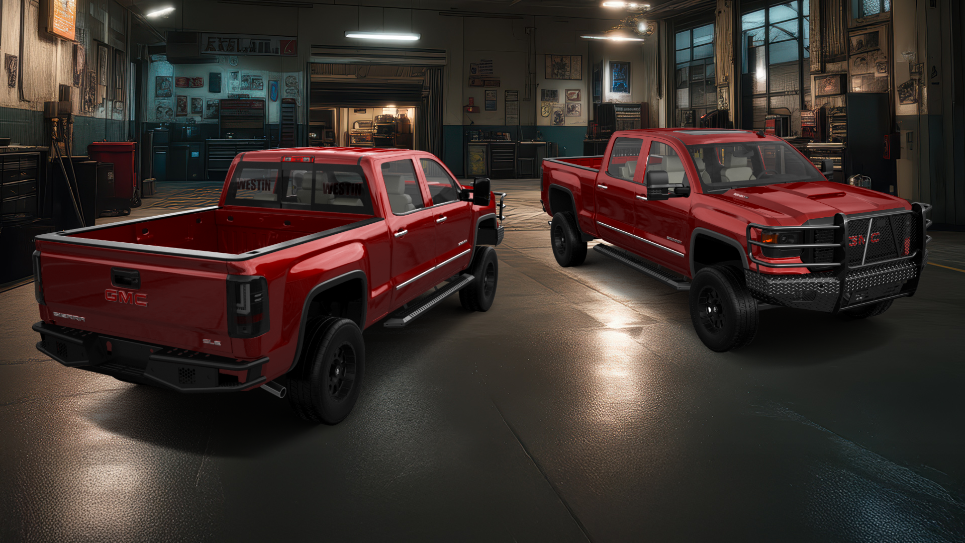 GMC Sierra 1500 Crew Cab 6.5ft box 4 Door Truck 2014 tuning