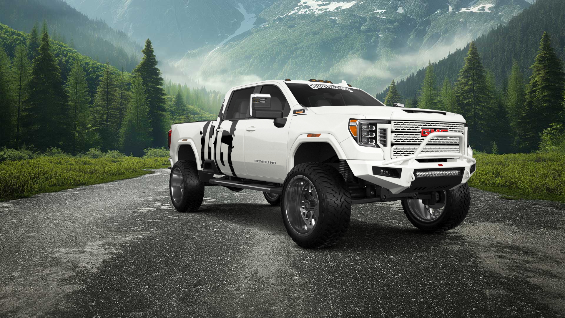 GMC Sierra 2500 HD 4 Door pickup truck 2020 tuning