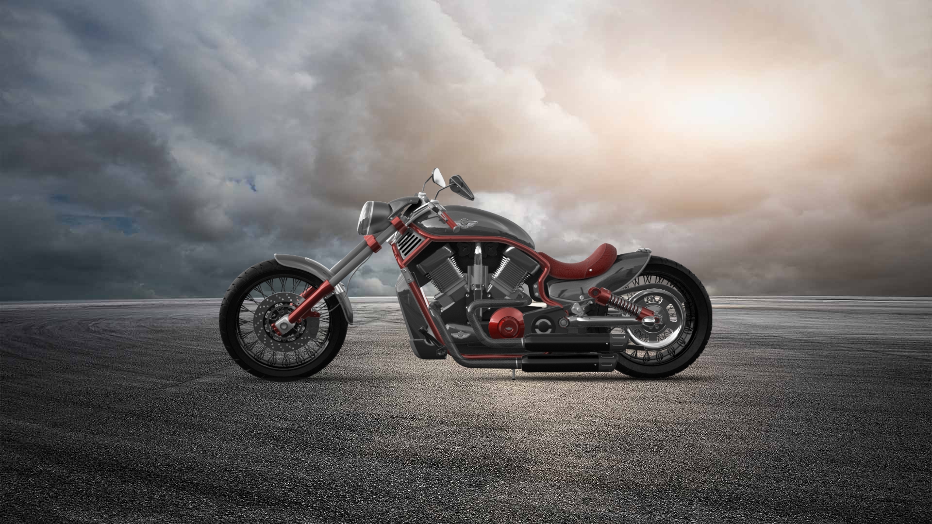Harley-Davidson Custom Chopper Cruiser 2011