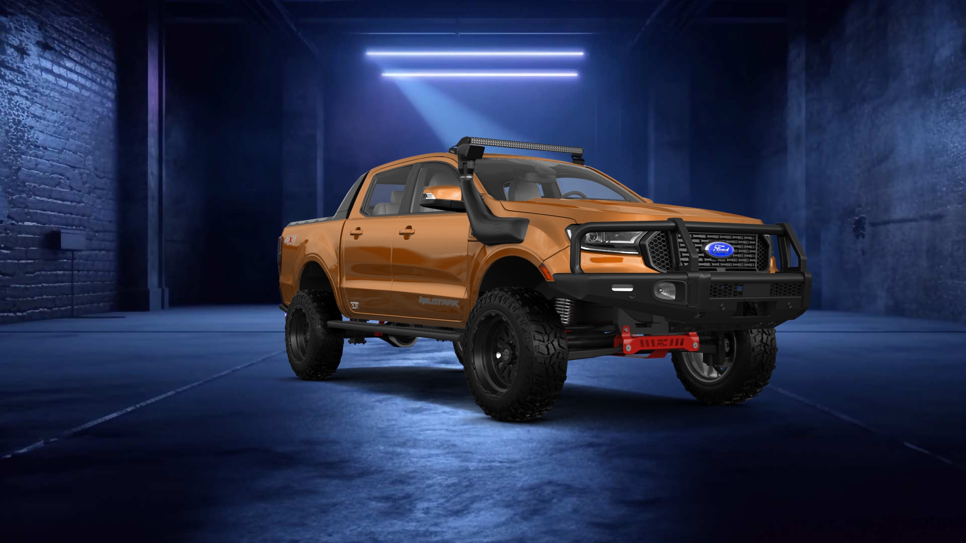 Ford Ranger 4 Door pickup truck 2019 tuning