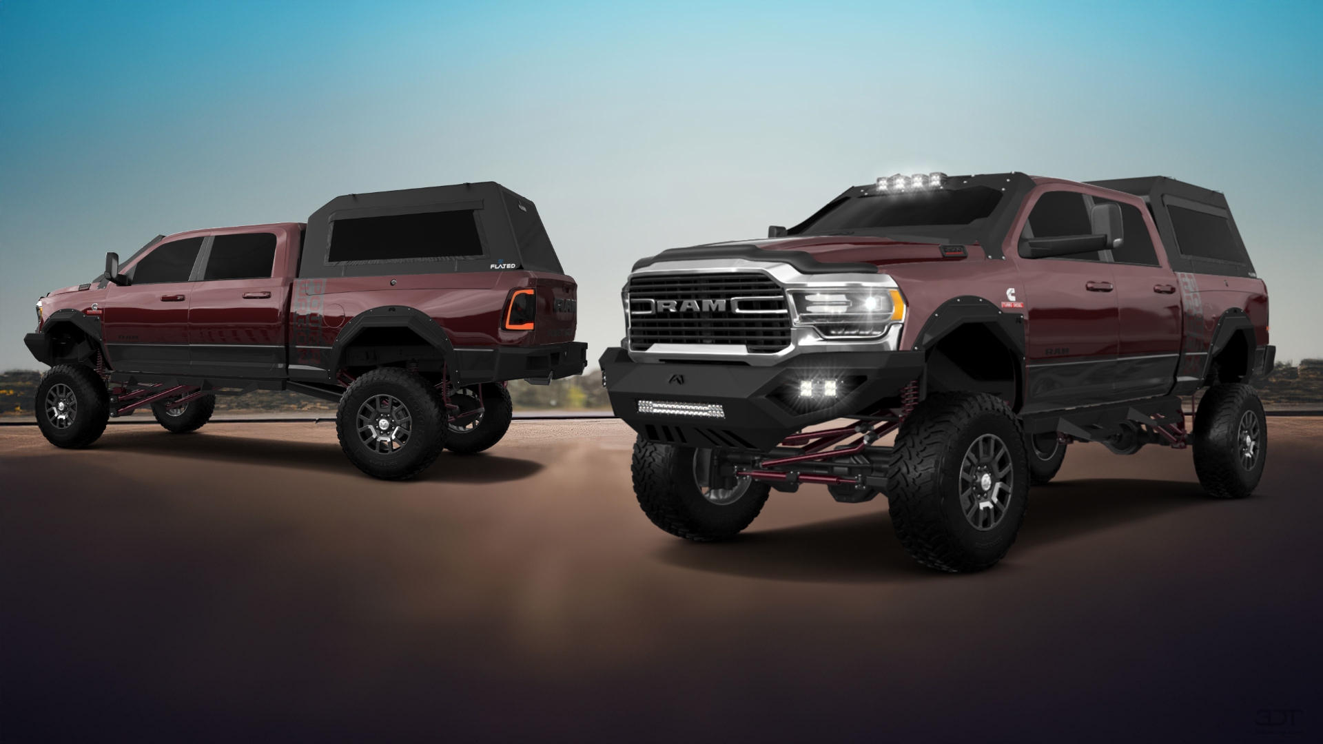 Dodge Ram 2500 4 Door pickup truck 2020 tuning