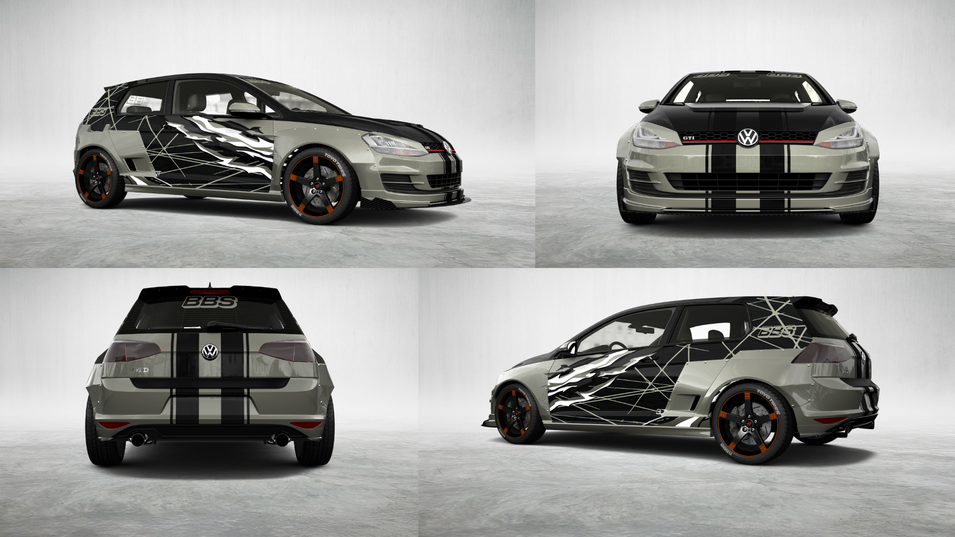 Volkswagen Golf 7 3 Door Hatchback 2013 tuning